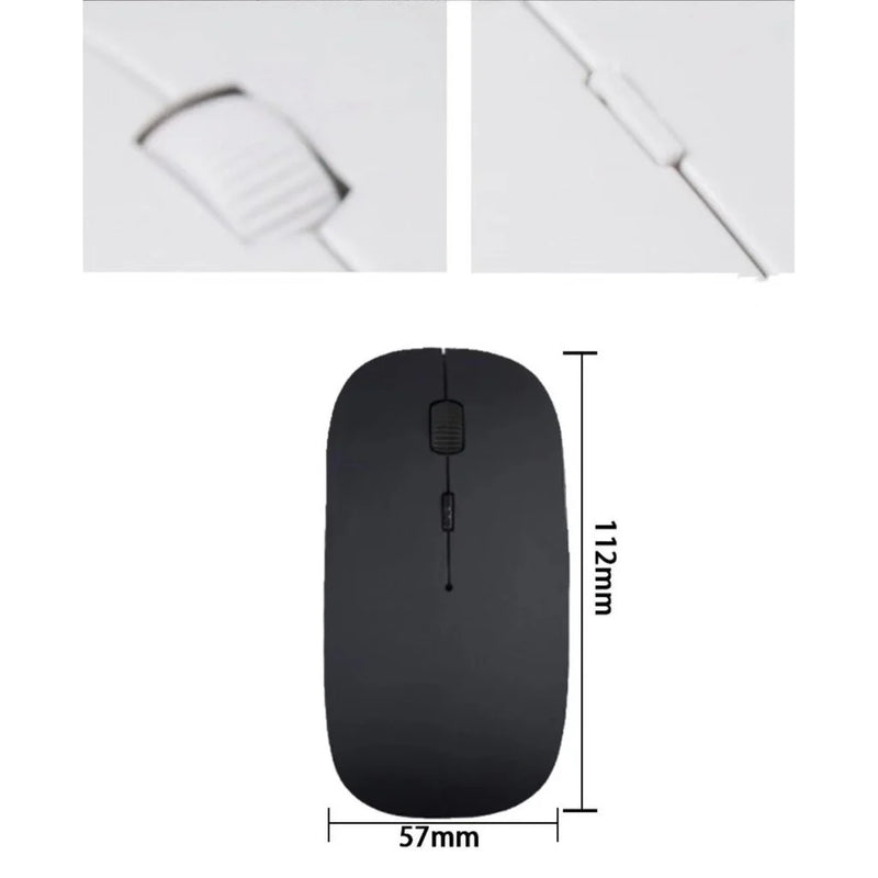 Mouse Óptico Wireless 2.4GHz - Modelo Slim